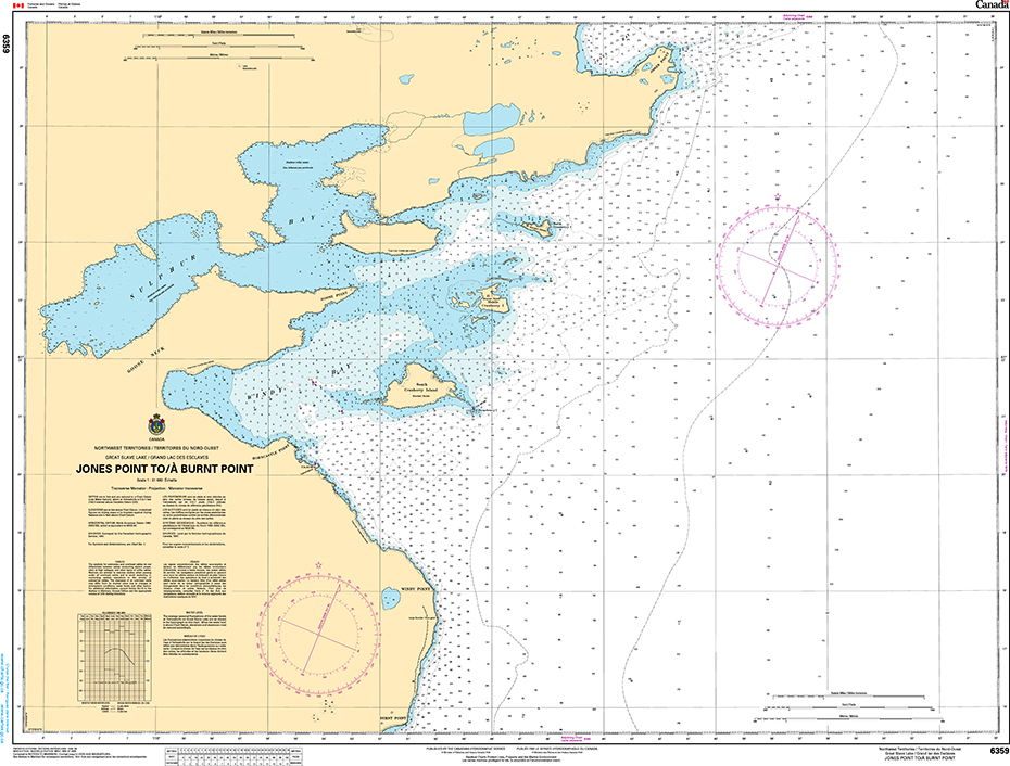 CHS Print-on-Demand Charts Canadian Waters-6359: Jones Point to/€ Burnt Point, CHS POD Chart-CHS6359