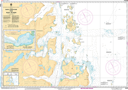 CHS Print-on-Demand Charts Canadian Waters-5063: Cape Kakkiviak to/ˆ Duck Islands, CHS POD Chart-CHS5063