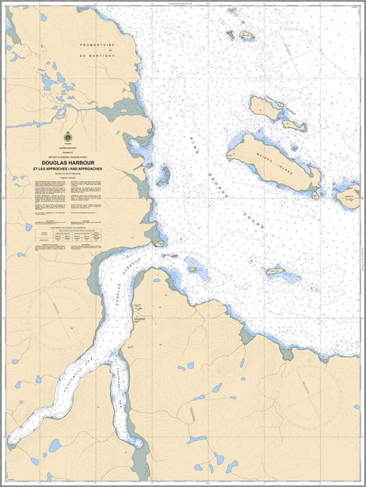 CHS Chart 5391: Douglas Harbour et les Approches/and Approaches