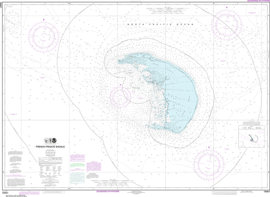 NOAA Chart 19401: French Frigate Shoals