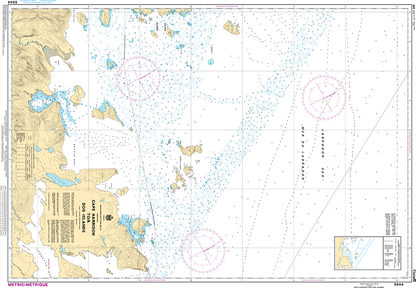CHS Print-on-Demand Charts Canadian Waters-5044: Cape Harrison to/ˆ Dog Islands, CHS POD Chart-CHS5044