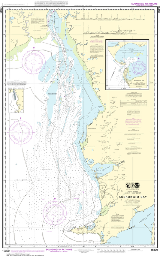 NOAA Chart 16300: Kuskokwim Bay, Goodnews Bay