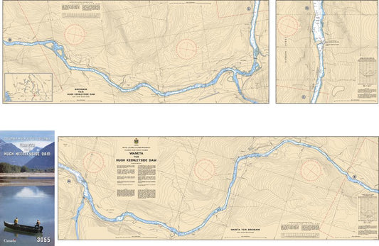 CHS Chart 3055: Waneta to/à Hugh Keenleyside Dam