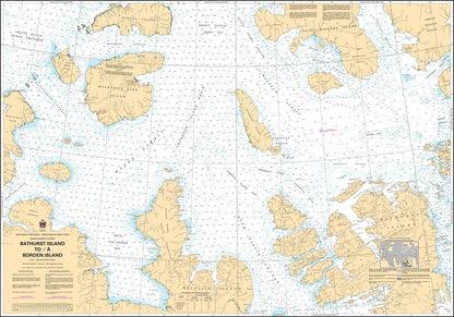 CHS Chart 7951: Bathurst Island to/à Borden Island