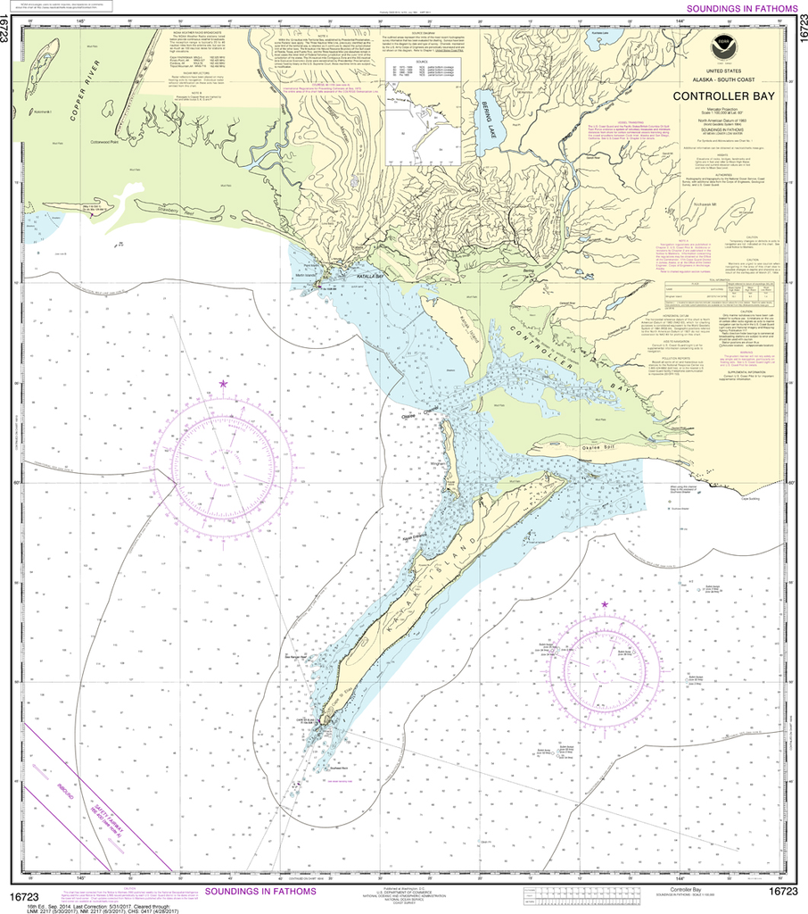 NOAA Chart 16723: Controller Bay