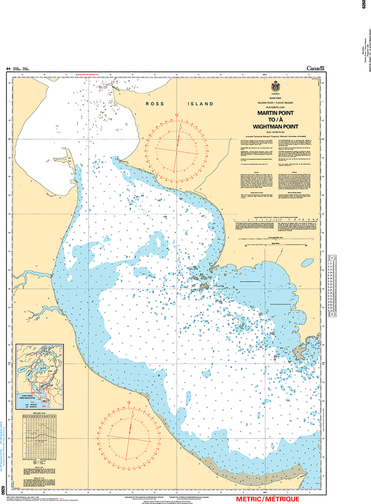 CHS Print-on-Demand Charts Canadian Waters-6260: Martin Point to/€ Wightman Point, CHS POD Chart-CHS6260