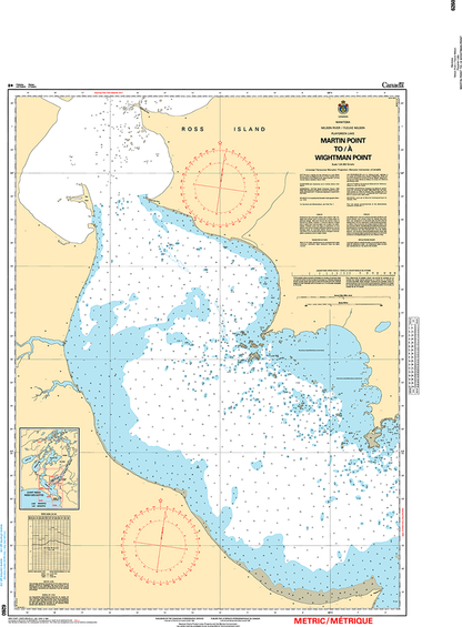 CHS Print-on-Demand Charts Canadian Waters-6260: Martin Point to/€ Wightman Point, CHS POD Chart-CHS6260