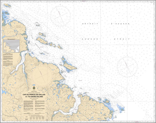 CHS Chart 5365: Cap du Prince-De-Galles à/to Davies Island