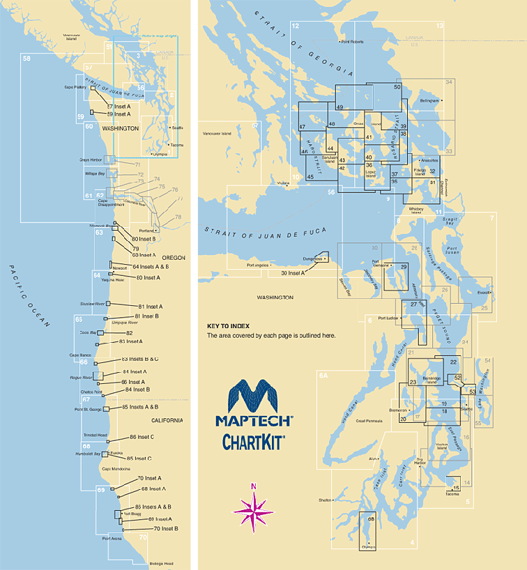 Captain’s-Nautical-Supplies-MapTech-ChartKit-Region15-Pacific-Northwest-Northern-CaliforniaP3