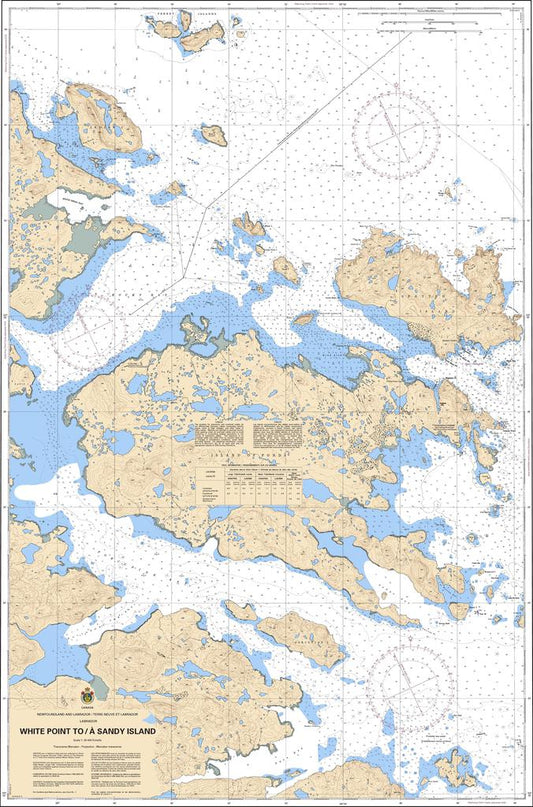 CHS Chart 4745: White Point to / à Sandy Island