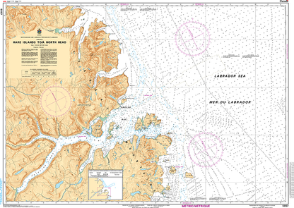 CHS Print-on-Demand Charts Canadian Waters-5057: Hare Island to/ˆ North Head, CHS POD Chart-CHS5057