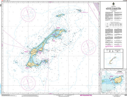CHS Print-on-Demand Charts Canadian Waters-4950: лles de la Madeleine, CHS POD Chart-CHS4950