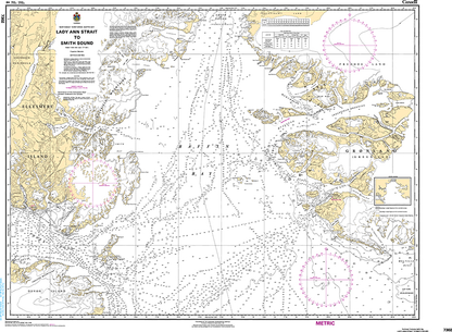 CHS Print-on-Demand Charts Canadian Waters-7302: Lady Ann Strait to Smith Sound, CHS POD Chart-CHS7302