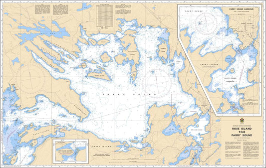 CHS Chart 2224: Rose Island to/à Parry Sound