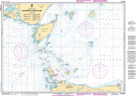 CHS Print-on-Demand Charts Canadian Waters-9997IC: St. Michael Bay to / aux Gray Islands, CHS POD Chart-CHS9997IC