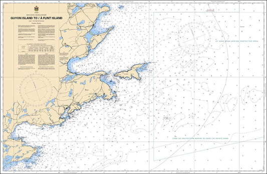 CHS Chart 4375: Guyon Island to / à Flint Island