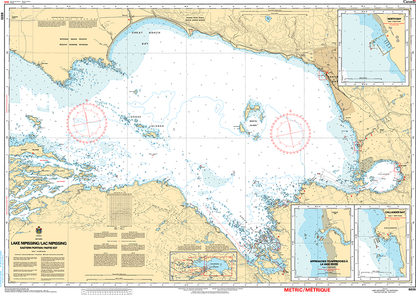 CHS Print-on-Demand Charts Canadian Waters-6035: Lake Nipissing / Lac Nipissing(Eastern Portion / Partie est), CHS POD Chart-CHS6035