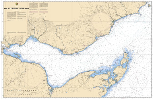 CHS Chart 4486: Baie des Chaleurs / Chaleur Bay