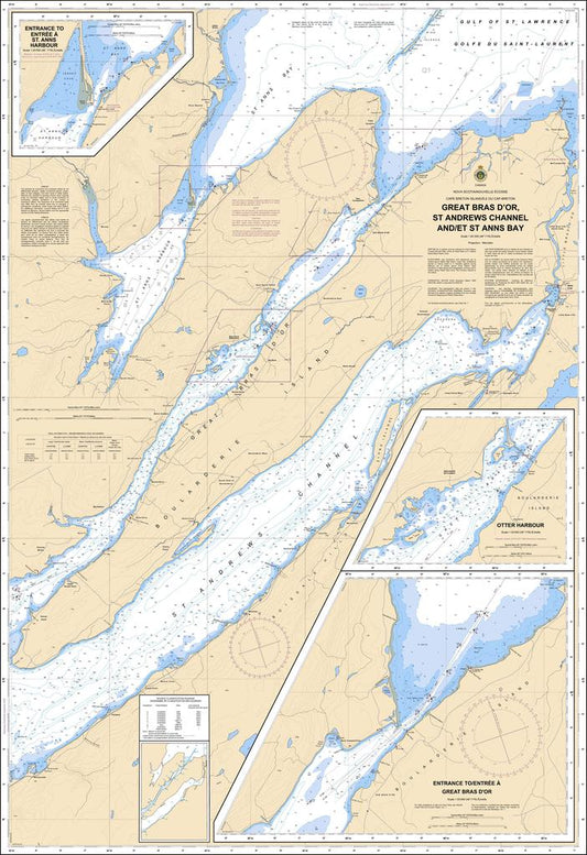 CHS Chart 4277: Great Bras DOr, St. Andrews Channel and/et St. Anns Bay