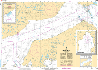 CHS Print-on-Demand Charts Canadian Waters-7779: Dease Strait, CHS POD Chart-CHS7779