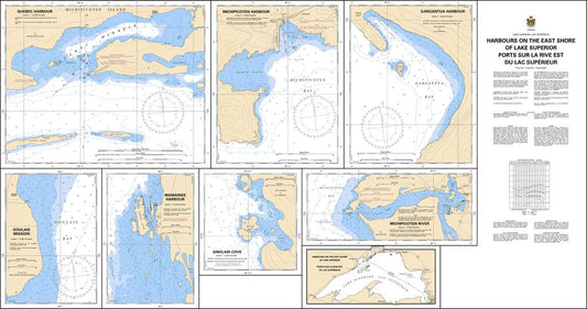 CHS Chart 2315: Harbours on the East Shore of Lake Superior/Ports sur la rive est du lac Supérieur