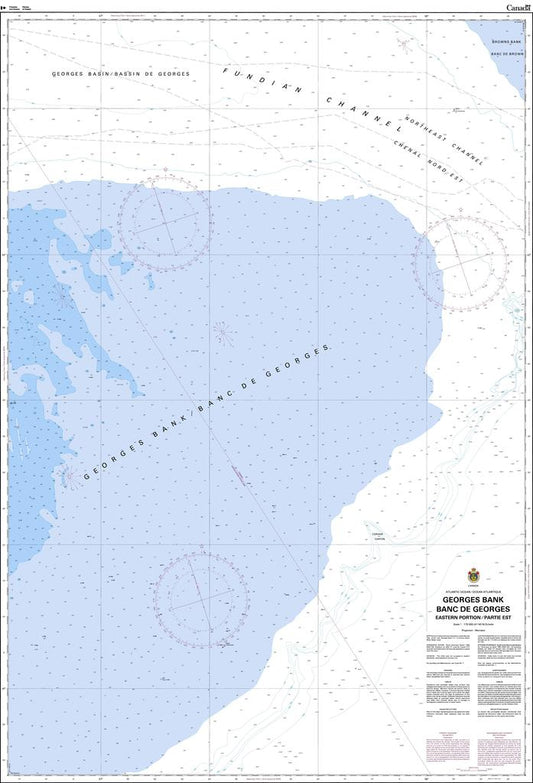 CHS Chart 4255: Georges Bank / Banc de Georges: Eastern Portion / Partie Est