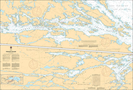 CHS Chart 6036: French River